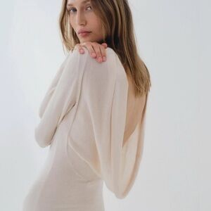 AYA MUSE Viva knitted silk and cashmere maxi dress